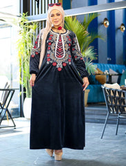 Abaya Dress Velvet - D3