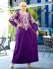 Abaya Dress Velvet - D4