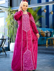 Abaya Dress Velvet - D8