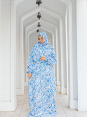 Blue Paisley 1Pc Viscose Pray-set