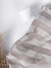 Satin Striped Glittery Scarf