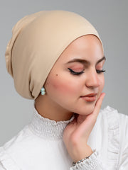 Cropped Bonnet - Light Beige