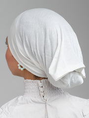 Cropped Bonnet - Half White