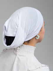 Cropped Bonnet - White