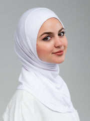 Full-Neck Ultra Under Scarf- White