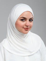 Full-Neck Ultra Under Scarf- Half White