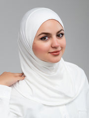 Full-Neck Ultra Under Scarf- Half White