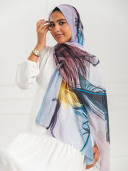 Chiffon Artistic Scarf -D24