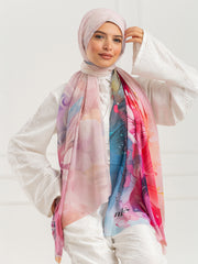 Chiffon Artistic Scarf -D17