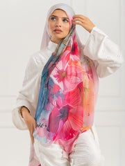 Chiffon Artistic Scarf -D17