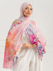 Chiffon Artistic Scarf -D17