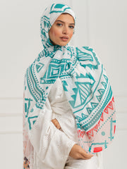 Chiffon Artistic Scarf -D22