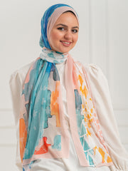 Chiffon Artistic Scarf -D31