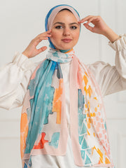 Chiffon Artistic Scarf -D31