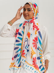 Chiffon Artistic Scarf -D9