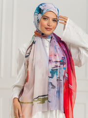 Chiffon Artistic Scarf -D33