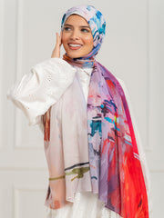 Chiffon Artistic Scarf -D33