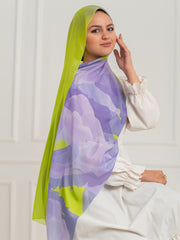 Chiffon Artistic Scarf -D16