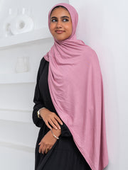 Premium Jersey Scarf- Rosy