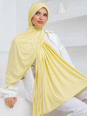 Premium Jersey Scarf- Corn Yellow