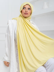 Premium Jersey Scarf- Corn Yellow