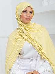 Premium Jersey Scarf- Corn Yellow