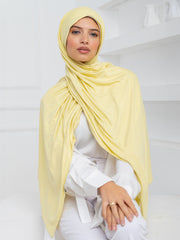 Premium Jersey Scarf- Corn Yellow