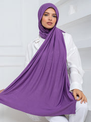 Premium Jersey Scarf- Plum Purple