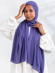 Premium Essential Chiffon- Purple Monster