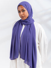 Premium Essential Chiffon- Purple Monster