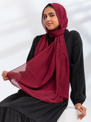 Premium Essential Chiffon- Red Blood