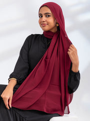 Premium Essential Chiffon- Red Blood