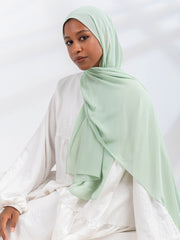 Premium Essential Chiffon- Light Jade