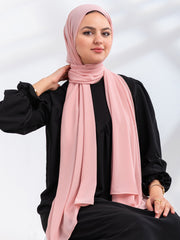 Premium Essential Chiffon- Pink Brown