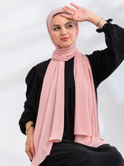 Premium Essential Chiffon- Pink Brown