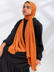 Premium Essential Chiffon- Saddle Brown