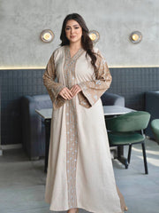 Abaya Dress Linen Due