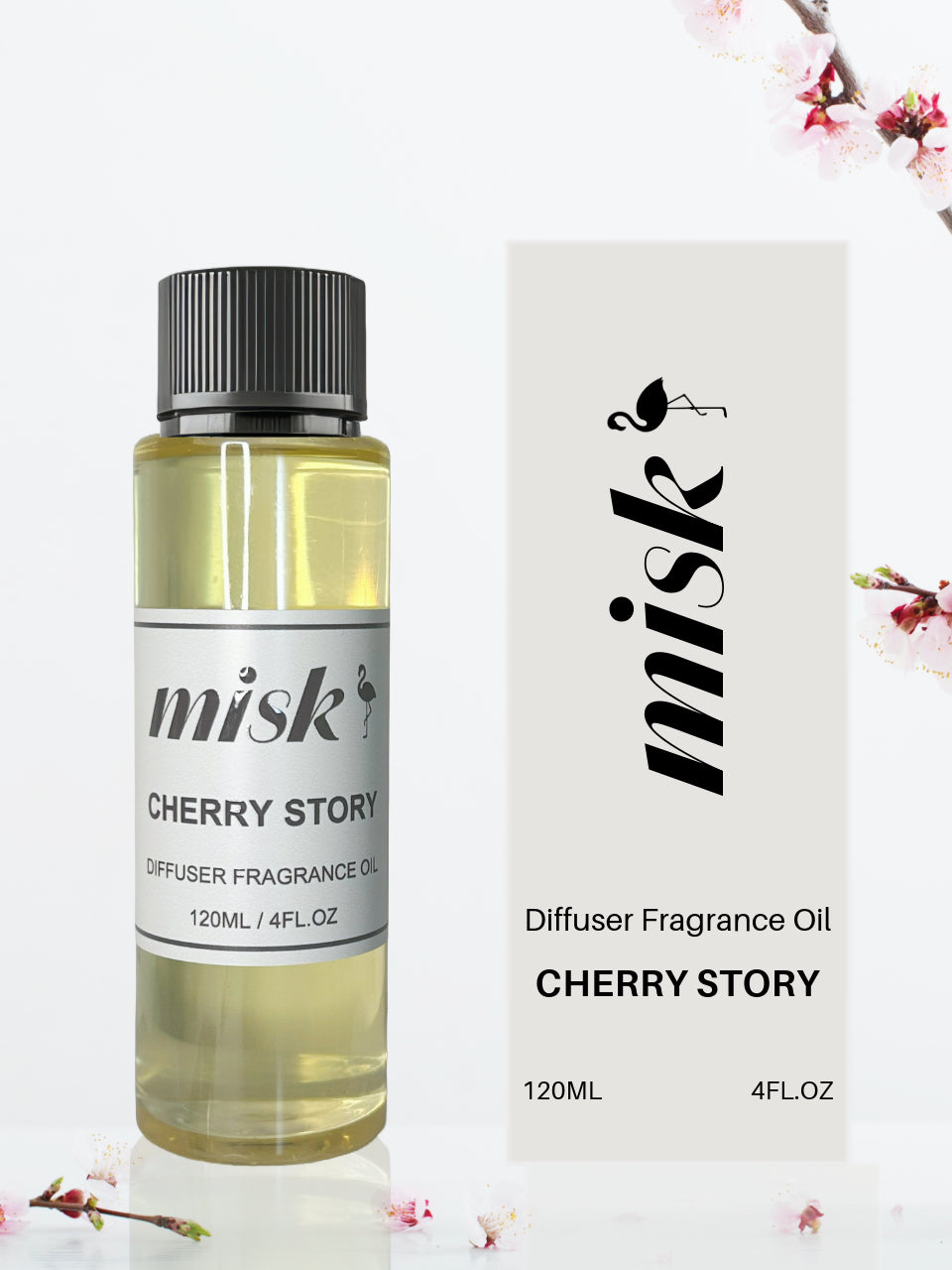 misk scent fragrance oil diffuser cherry blossom, jasmine, and tonka fragrance oil how to use