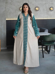 Abaya Dress Linen Due